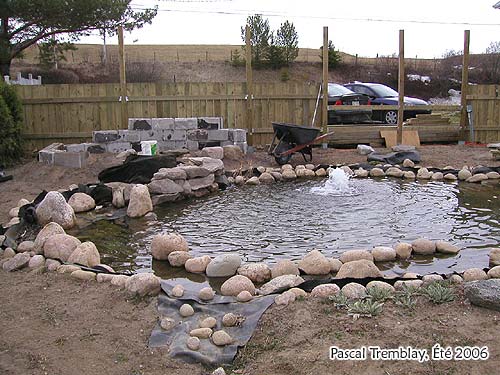 Concevoir une Cascade d'eau pour jardin d'eau - Cascade de bassin à poissons