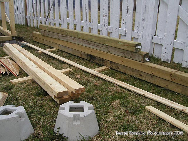 Serre en bois / matériaux de construction / Panneaux de polycarbonate
