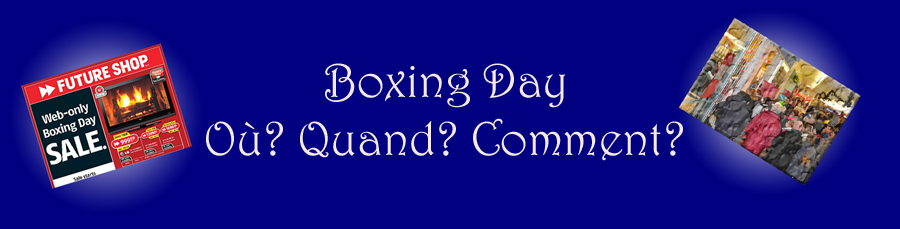 Boxing Day - Le Boxing Day - Date Boxing Day