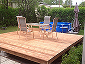 Comment construire une patio de jardin en bois