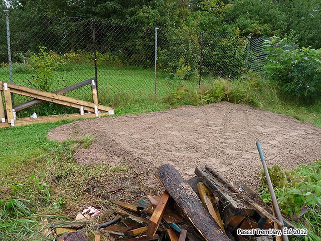 Construire un hangar  bois - Les fondations