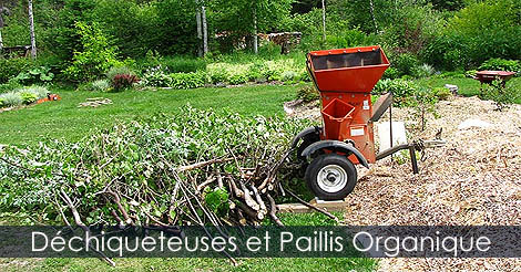 Déchiqueteuses de jardin pour paillis organique - Comment fabriquer son paillis