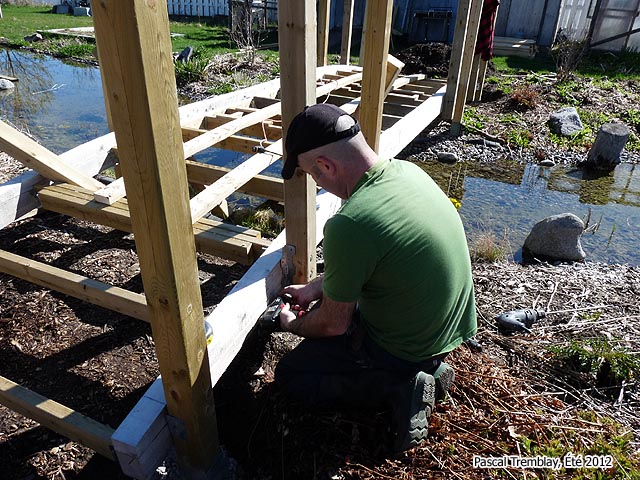 Construire un Pont en bois Traité - Pont en bois pour bassin de jardin