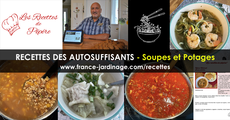 Recettes de Soupes et de Potages - Préparation et ingrédients
