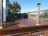 Revêtement protecteur pour le bois d'un balcon ou terrasse en bois