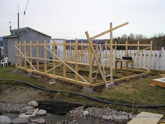 Comment construire une Serre en bois / Wooden greenhouse / Vivaces