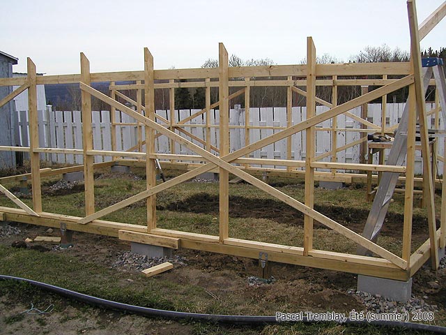 Construire une Serre en bois au jardin / Build wooden greenhouse