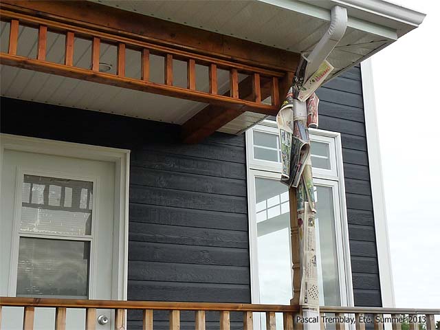 Peindre un porche en bois - Préservateur pour bois - comment peindre une terrasse