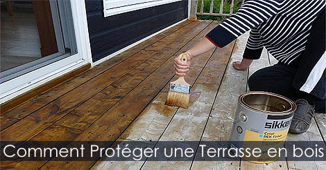 Revêtement pour terrasse - Comment protéger le bois d'une terrasse - Teinture pour bois extérieur